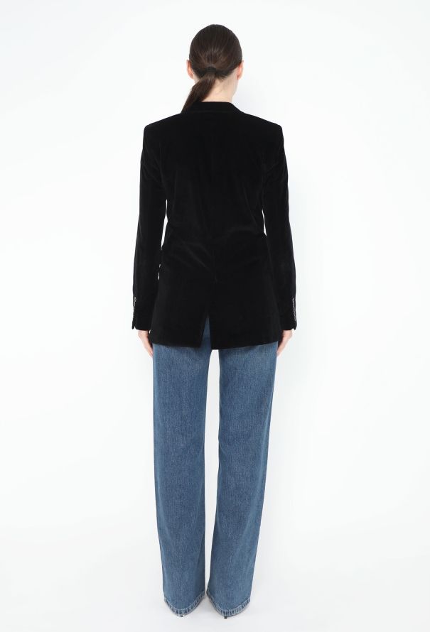 Saint Laurent S/S 2015 Tailored Velvet Blazer - 6