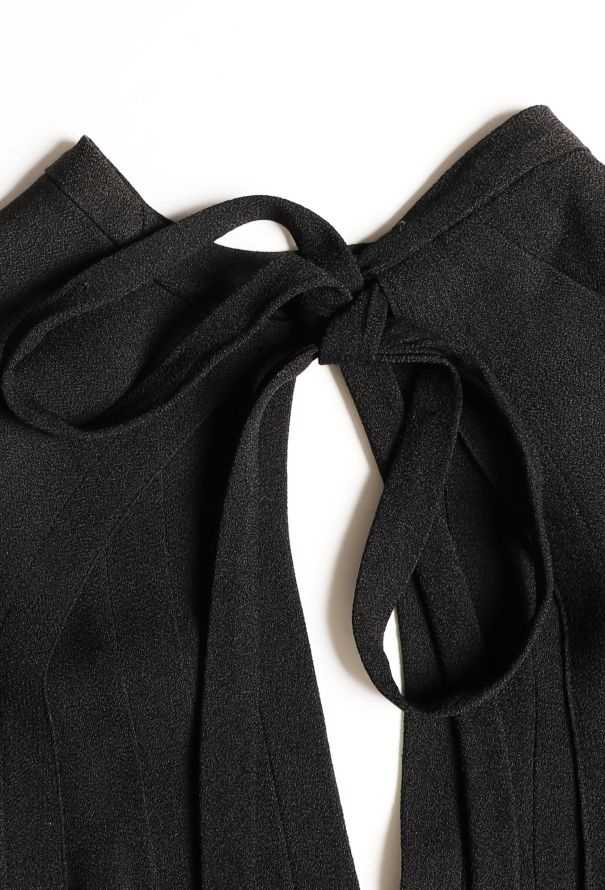 Ossie Clark 1971 Pleated Open-Back Dress - 6