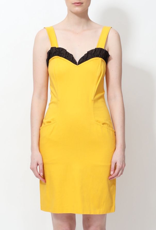 Saint Laurent Vintage Ruffled Dress - 2