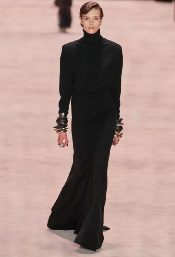 Saint Laurent F/W 2022 Cashmere Knit Gown - 2