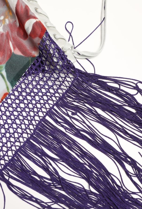 Dolce & Gabbana F/W 2003 Lace-up Tassel Dress - 10