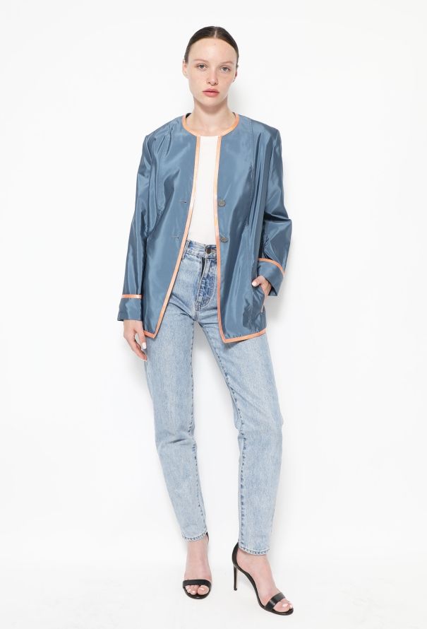 Chanel 2000 Patent Trim Jacket - 3