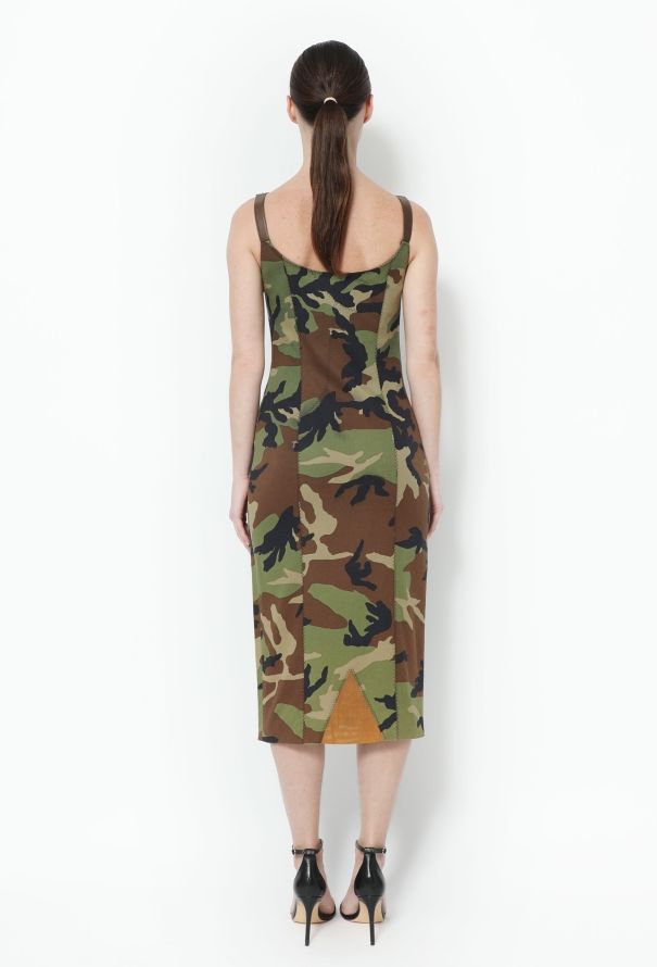Dior Iconic S/S 2001 Camouflage Cotton Dress - 4