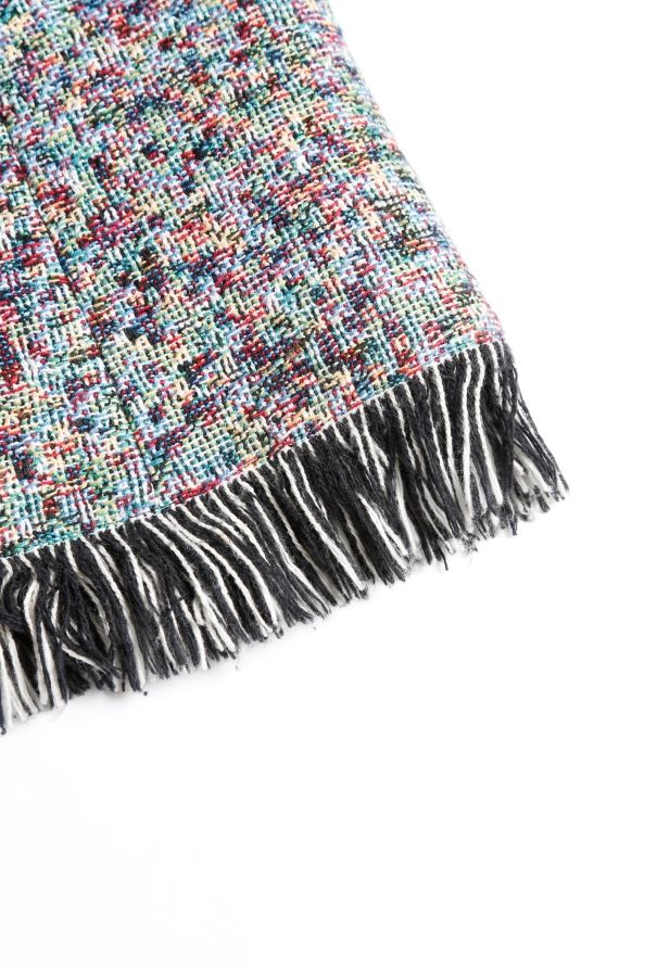 Dior Woven Frayed Trim Dress - 5