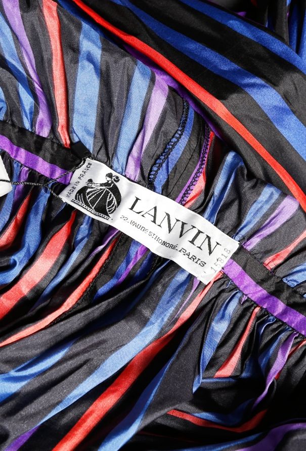 Lanvin COUTURE '70s Off Shoulder Gown - 4