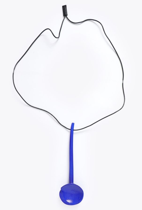 Loewe 2023 Cobalt Spoon Necklace - 2