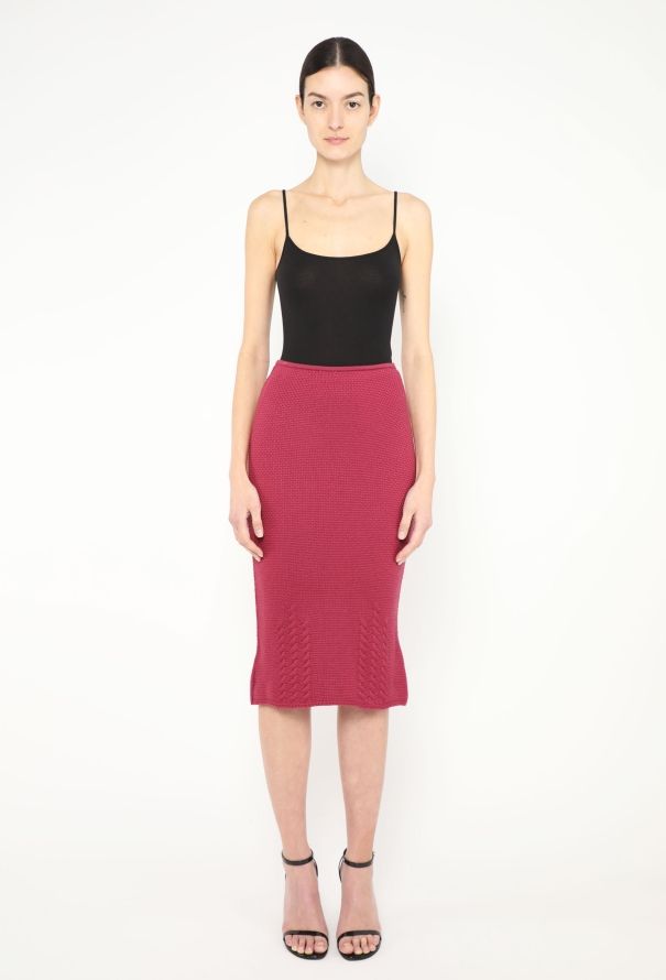 John Galliano Rare F/W 1999 Torsade Knit Ensemble - 4