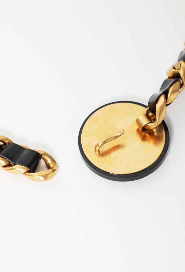 Chanel ICONIC S/S 1995 Chainlink Strass 'CC' Belt - 4