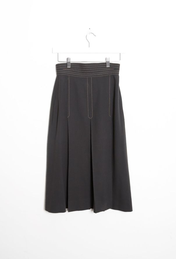 Exquisite Vintage John Bates '70s High-Waisted Panel Skirt - 7