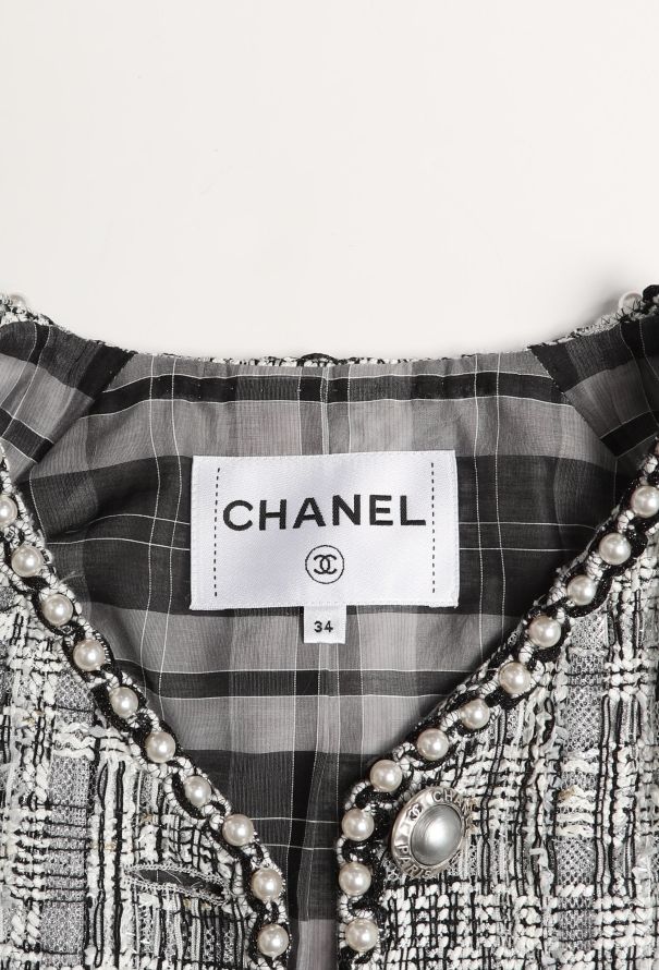 Chanel STUNNING Pearl Trim Lesage Jacket - 7