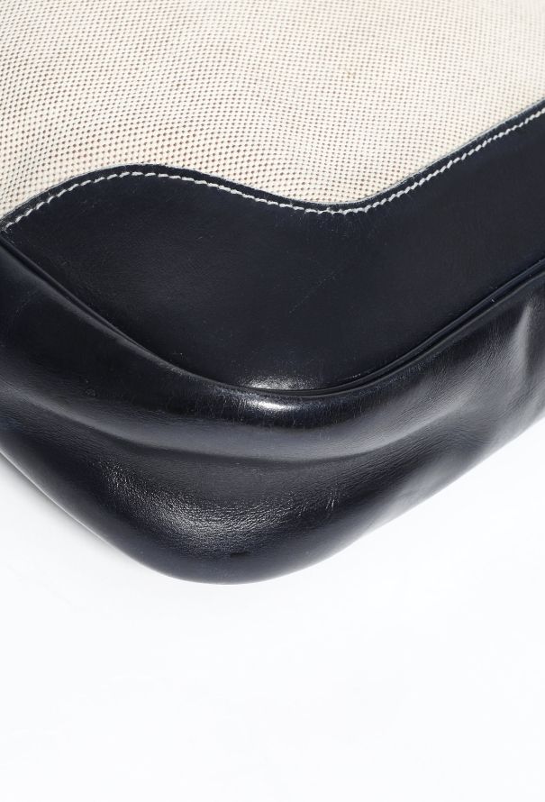 Hermès '50s Box & Toile H Trim Bag - 7
