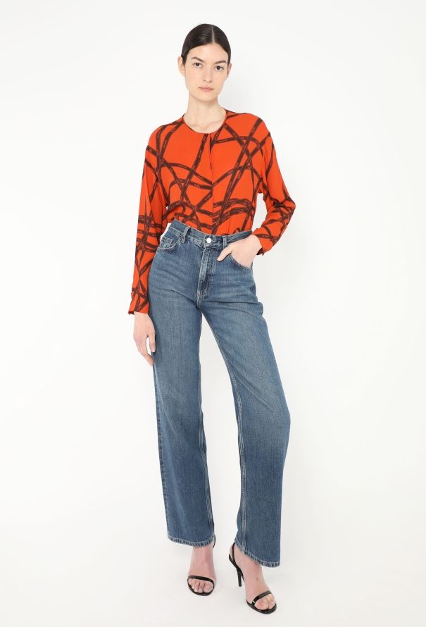 Hermès F/W 2004 Bolducs Silk Blouse - 5