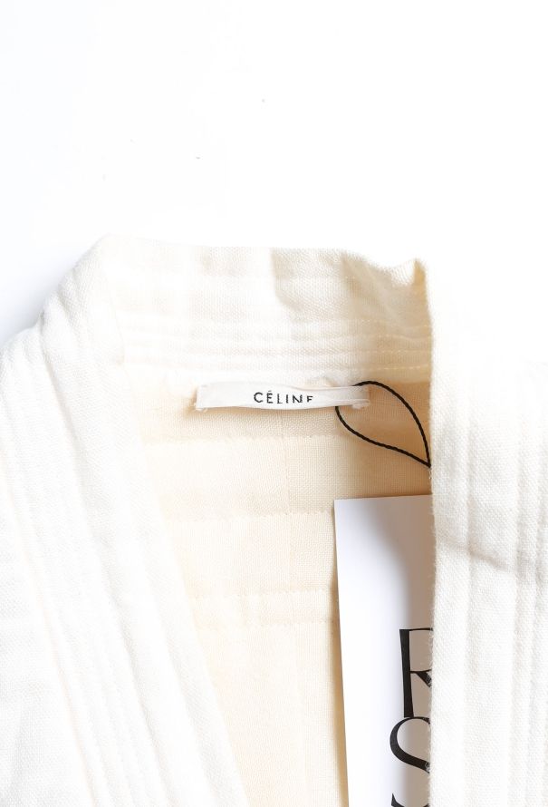Céline 2011 Linen Kimono Jacket - 4