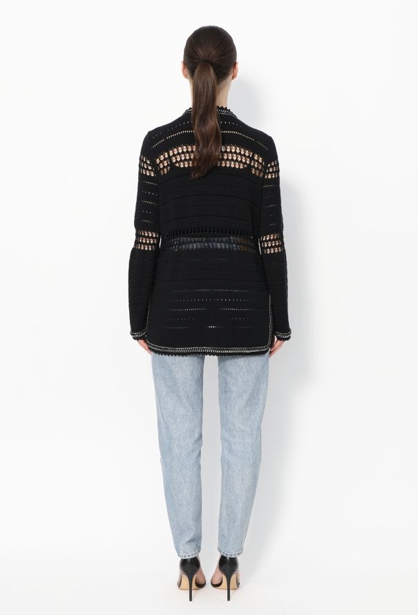 Chanel 2010 Chainlink Trim Cardigan - 6