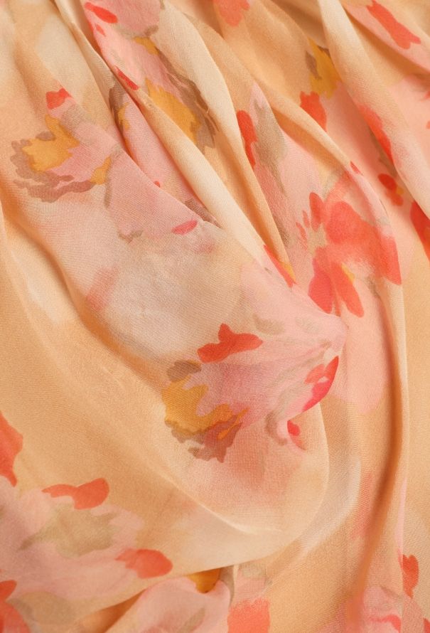 Dior F/W 2005 Draped Chiffon Dress - 10