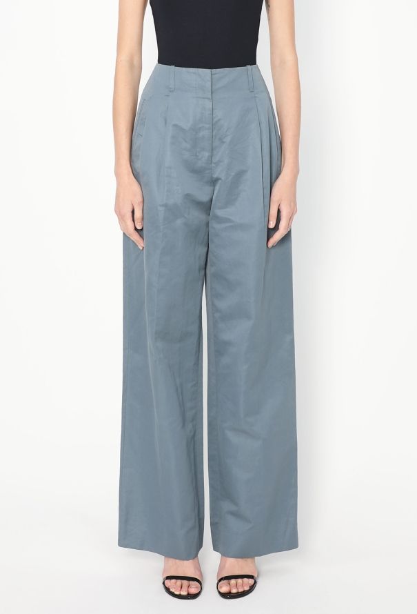 The Row 2021 Gaugin Pleated Cotton Trousers - 3