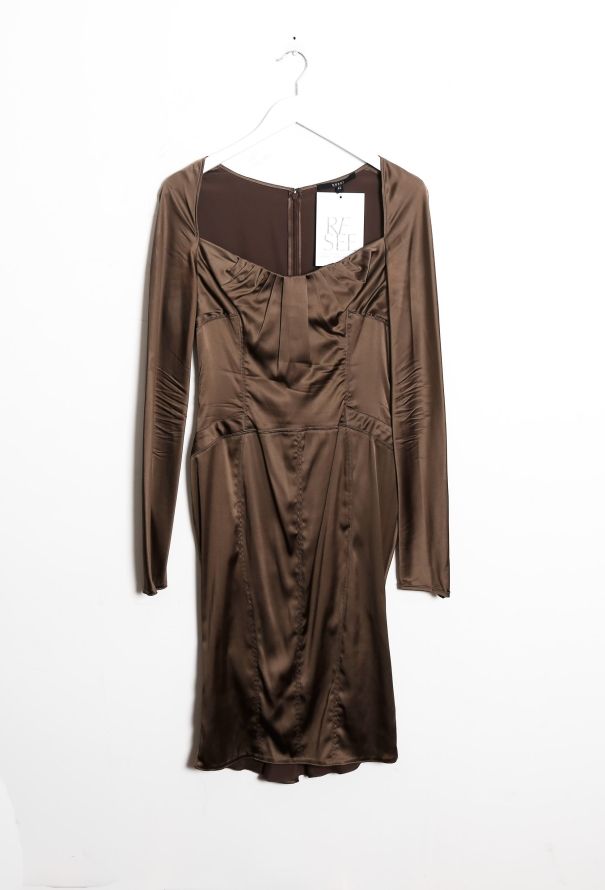 Gucci F/W 2003 Corset Belted Dress - 11