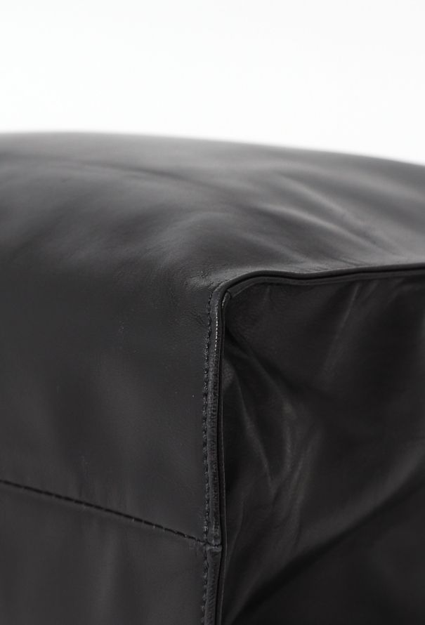 Prada Black Leather Tote Bag - 7