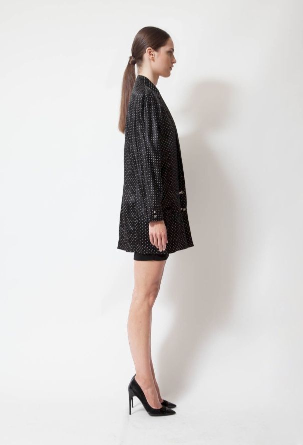 Gianni Versace 80's Polka Dot Blazer - 2