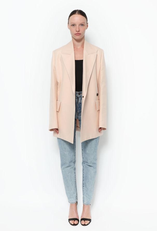 Jil Sander 2022 Oversized Cotton Blazer - 1