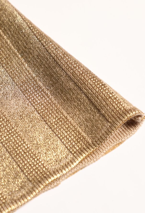 Thierry Mugler 2001 Metallic Striped Ensemble - 5