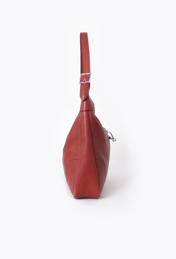 Hermès Red Swift Trim Bag - 4