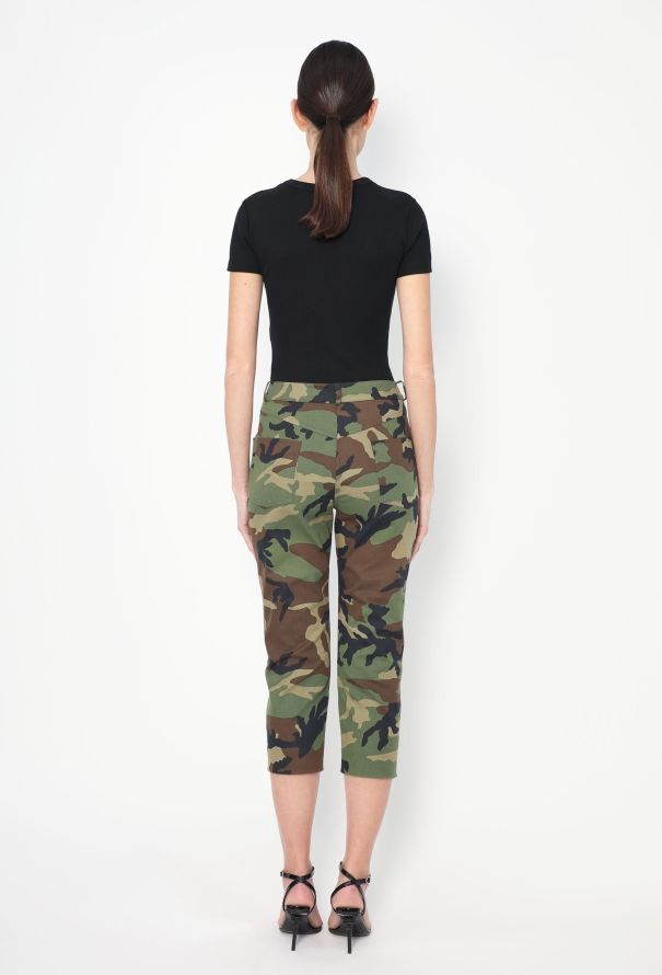 Christian Dior 2001 Cropped Camouflage Pants - 4