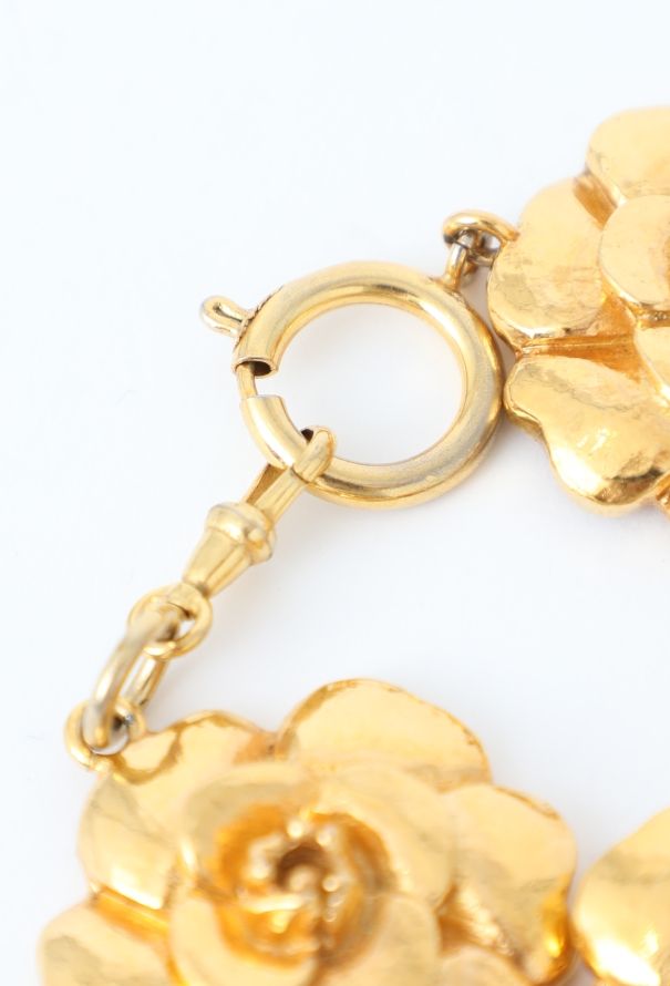 Chanel Early '80s Camélia Flower Bracelet - 4