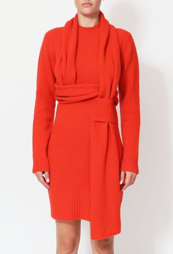 Bottega Veneta F/W 2019 Wrap Knit Dress - 3