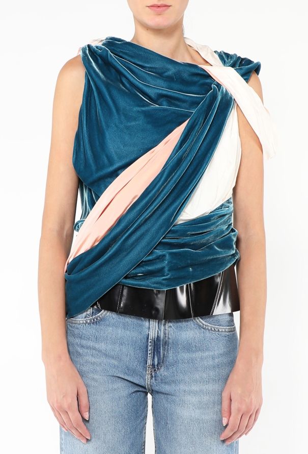 Balenciaga Iconic F/W 2008 Asymmetrical Draped Top - 1