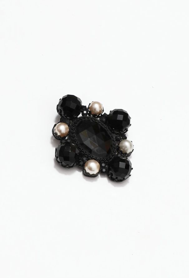 Exquisite Vintage Pearl  Baroque Brooch - 2