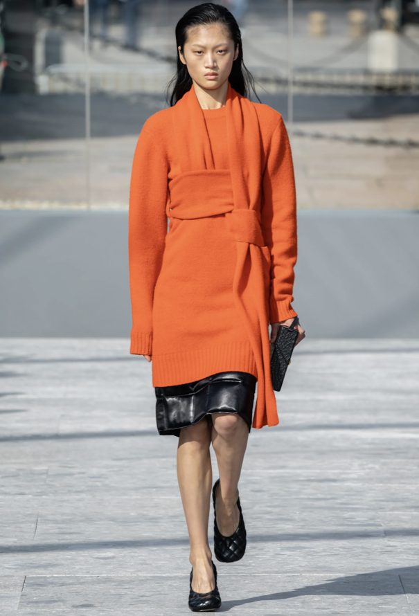 Bottega Veneta F/W 2019 Wrap Knit Dress - 2