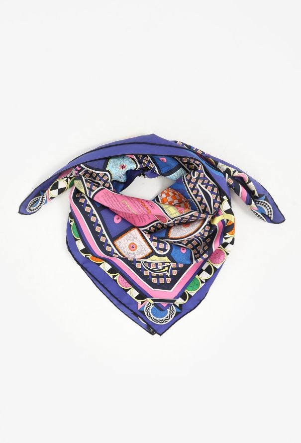 Hermès 2018 'Le Tour Du Monde en 63 Cases' 90cm Carré - 3