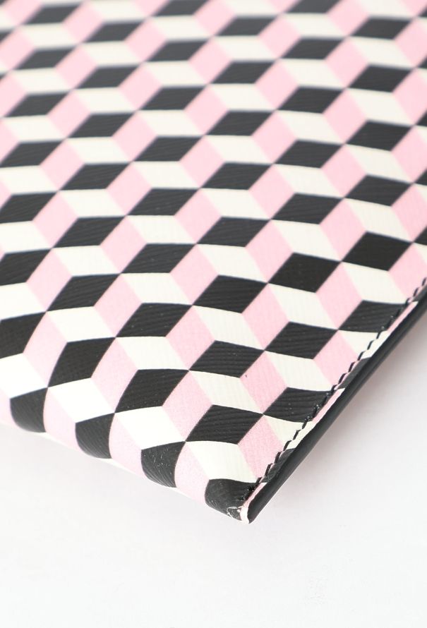 Prada Printed Saffiano Clutch - 10