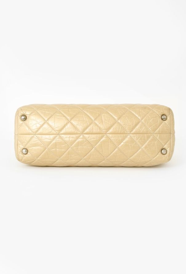 Chanel Metallic Quilted 2.55 Tote Bag - 6