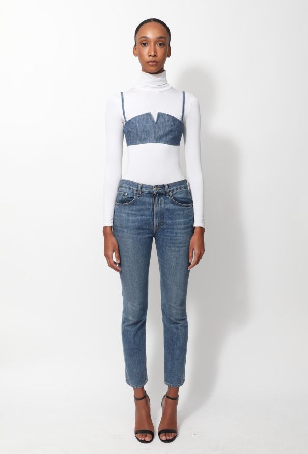 Marques Almeida S/S 2016 Denim Bralette - 2