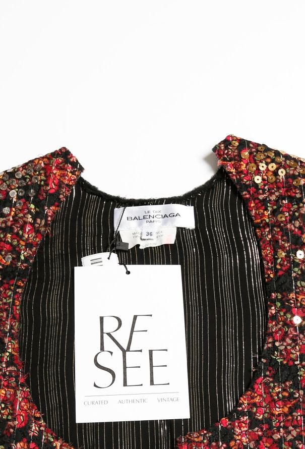 Balenciaga ICONIC S/S 2002 Le Dix Patchwork Top - 6