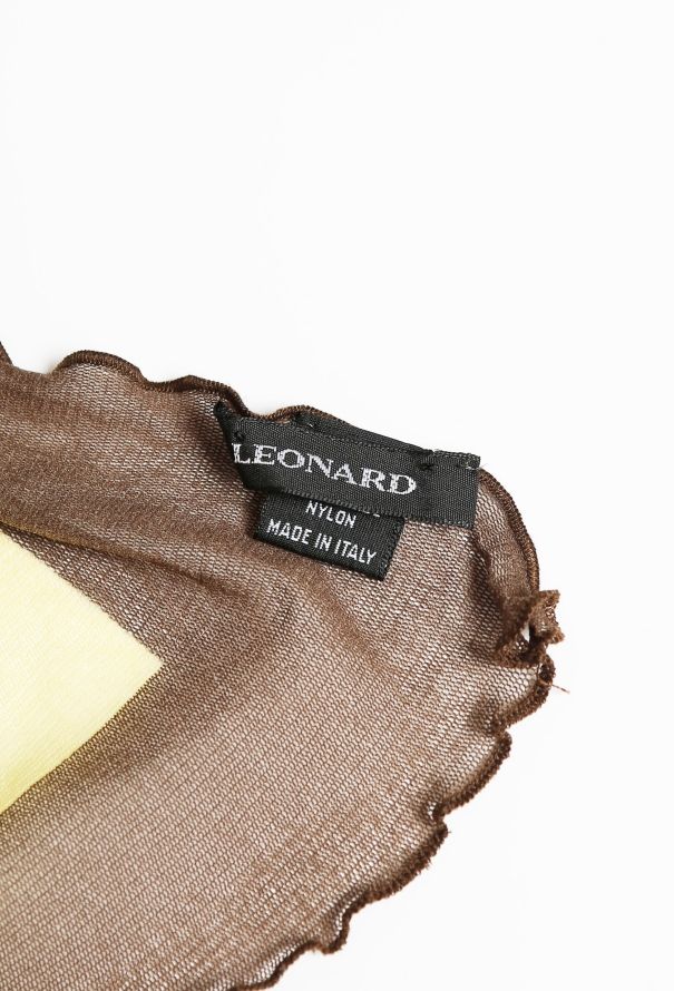 Leonard Floral & Geometric Print Scarf - 3