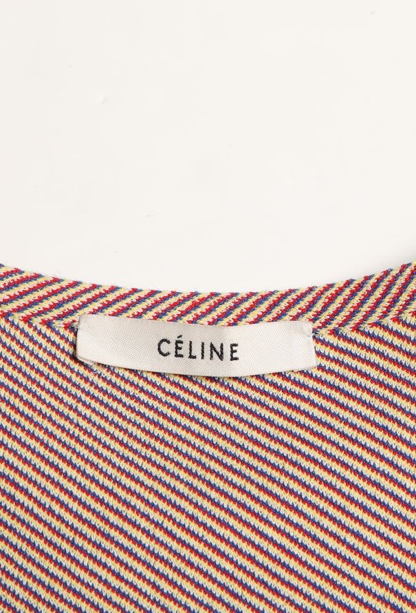 Céline S/S 2014 Brushstroke Bodycon Dress - 7