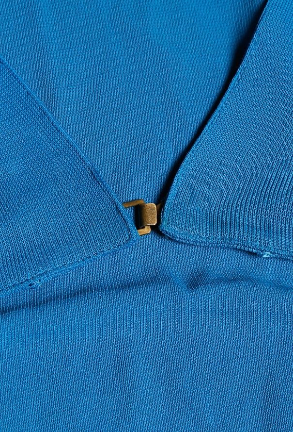 Alaïa 90s Cyan Top & Skirt Ensemble - 6