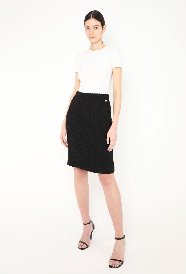 Chanel Resort 2021 Embroidered Tweed Skirt - 1