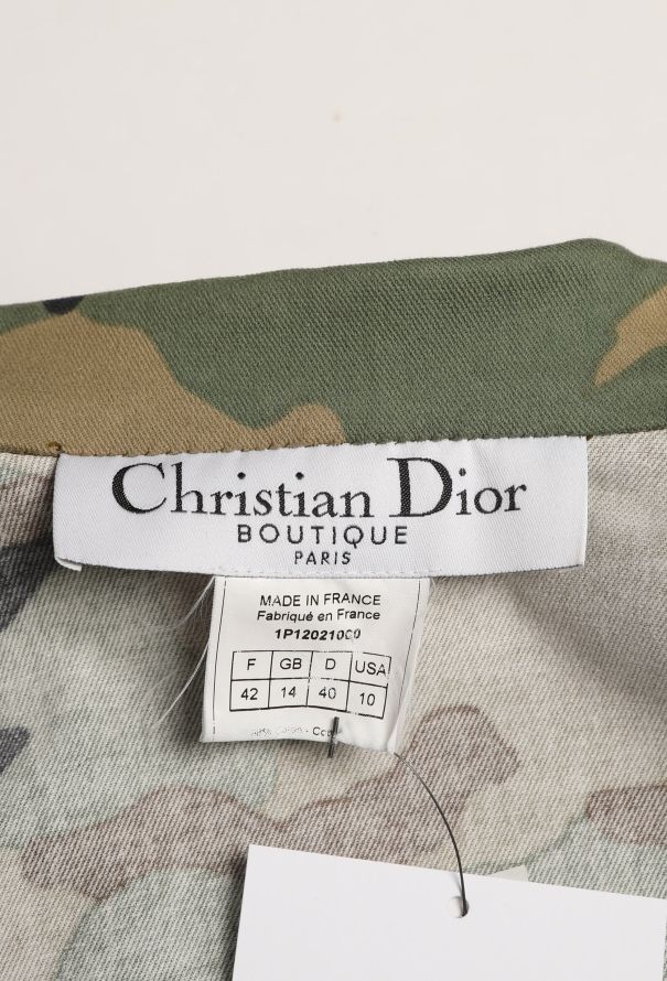 Christian Dior ICONIC 2001 Belted Camouflage Ensemble - 7