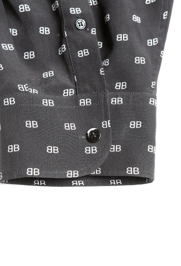 Balenciaga Monogram Silk Tunic - 7