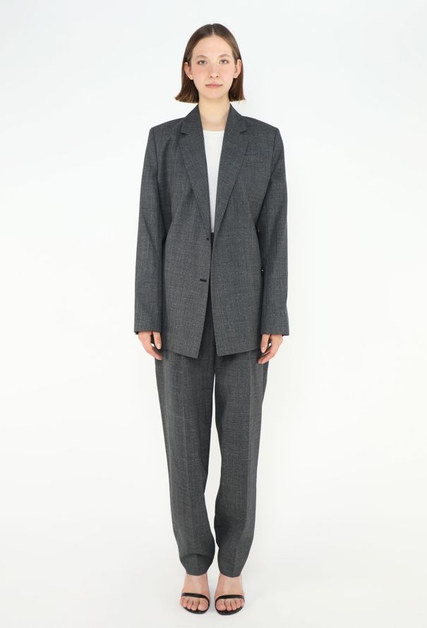 Toteme 2024 Off-Center Wrap Suit - 4