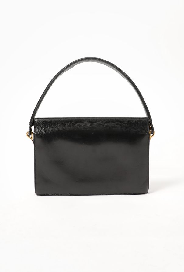 Hermès '70s Black Box Cordeau Bag - 4