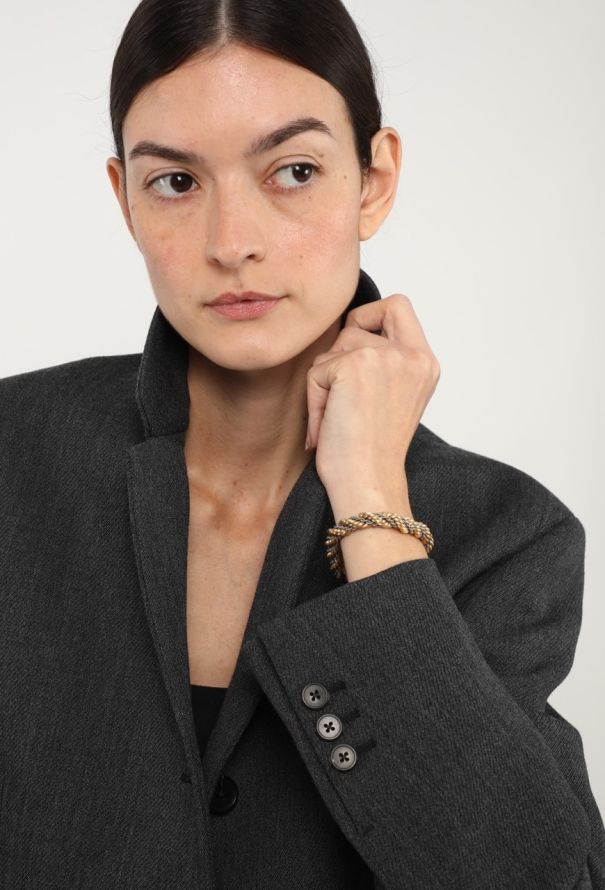 Vintage Fine Jewelry 1940s 18k Gold Interwoven Cord Bracelet - 2