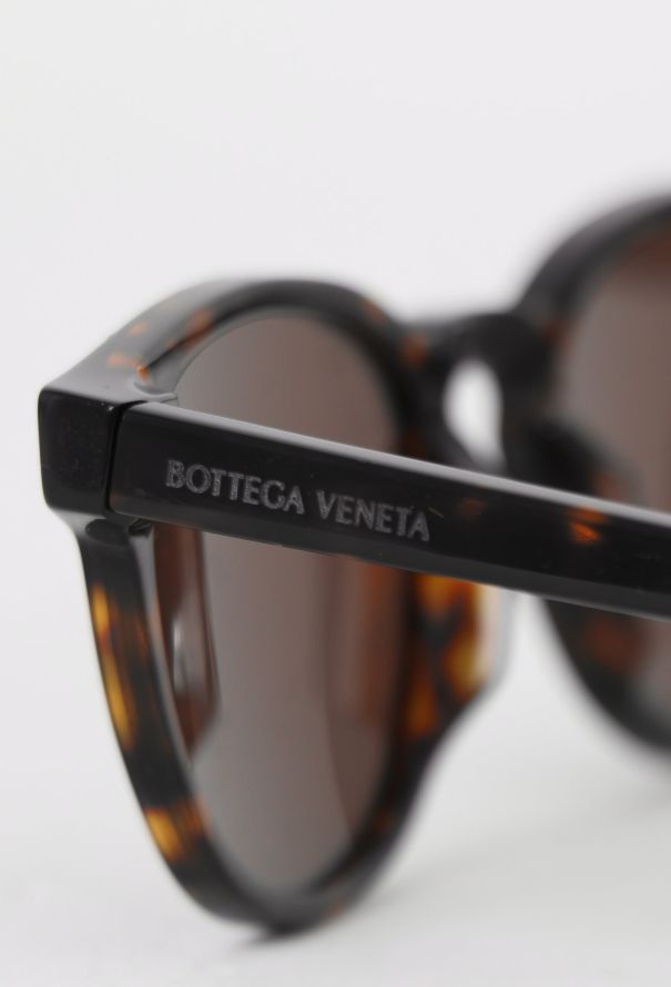 Bottega Veneta 2024 Rounded Tortoiseshell Sunglasses - 7