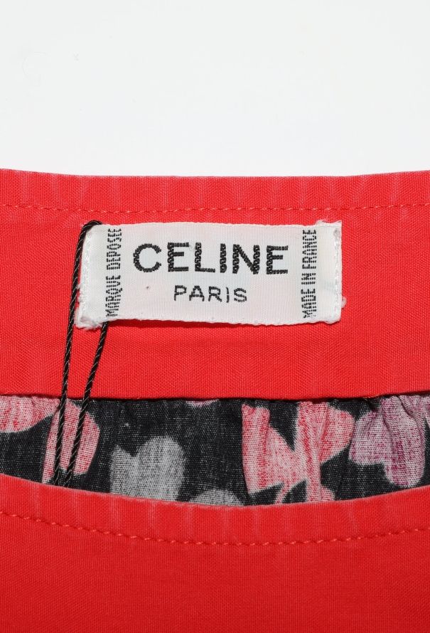 Céline Vintage Cotton Clover Dress - 5