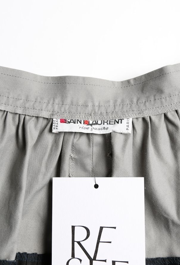 Saint Laurent Late '70s Cotton Peasant Skirt - 5
