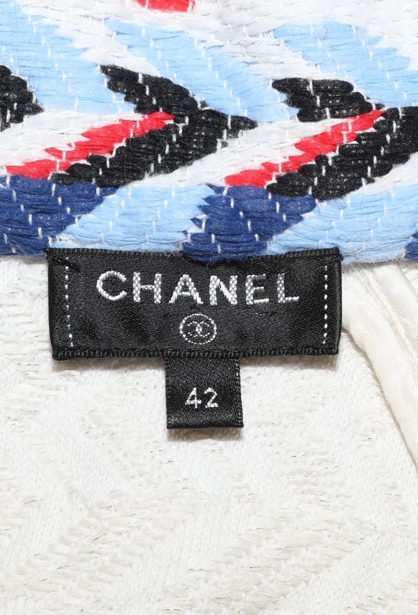 Chanel S/S 2016 Iridescent Chevron Tunic - 6